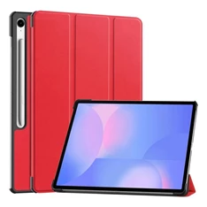 Gigapack GP-169355 Galaxy Tab S10 FE Plus WIFI (SM-X626) / LTE (SM-X620) piros bőr hatású tablet tok Gigapack GP-169355 Galaxy Tab S10 FE Plus WIFI (SM-X626) / LTE (SM-X620) piros bőr hatású tablet tok