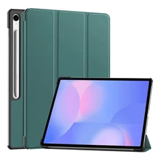 Gigapack GP-169359 Galaxy Tab S10 FE Plus WIFI (SM-X626) / LTE (SM-X620) sötétzöld bőr hatású tablet tok Gigapack GP-169359 Galaxy Tab S10 FE Plus WIFI (SM-X626) / LTE (SM-X620) sötétzöld bőr hatású tablet tok