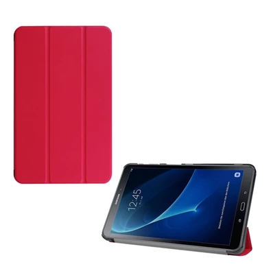 Gigapack GP-65173 Galaxy Tab A 10.1 LTE (2016) SM-T585 / WIFI (2016) SM-T580 piros bőr hatású oldalra nyíló tok