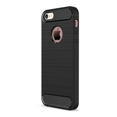 Gigapack GP-67278 iPhone SE (2016) / iPhone 5S / iPhone 5 fekete szilikon hátlap