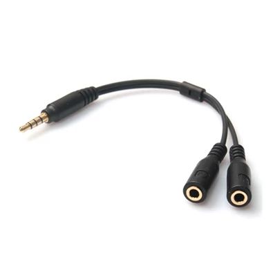 Gigapack GP-68795 fekete audio elosztó adapter