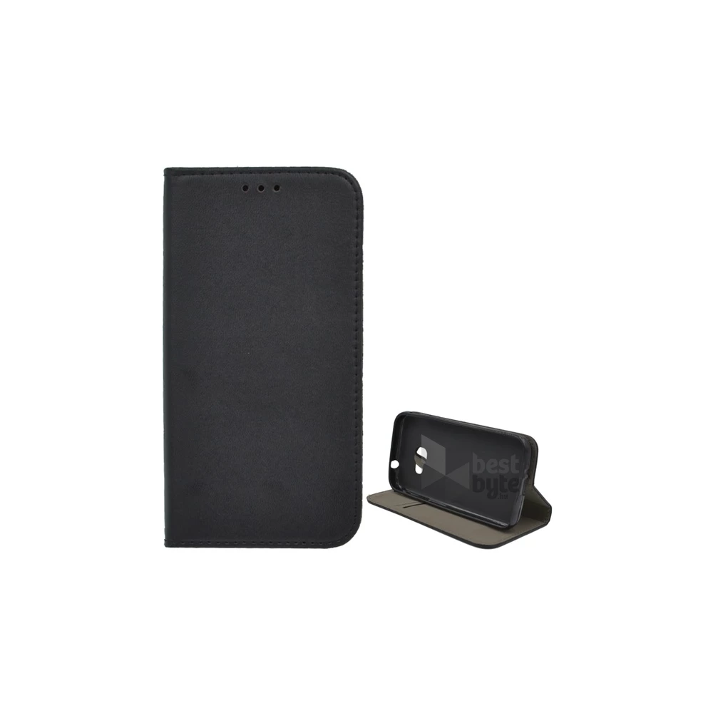 Gigapack GP-69839 Galaxy Xcover 4s (SM-G398F) / Galaxy Xcover 4 (SM-G390) fekete bőr hatású oldalra nyíló tok
