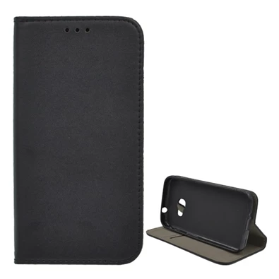 Gigapack GP-69839 Galaxy Xcover 4s (SM-G398F) / Galaxy Xcover 4 (SM-G390) fekete bőr hatású oldalra nyíló tok