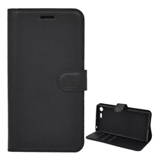 Gigapack GP-69967 Sony Xperia XZ Premium (G8141) fekete bőr hatású oldalra nyíló tok