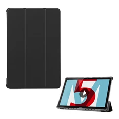 Gigapack GP-76236 Huawei MediaPad M5 10.8 WIFI / MediaPad M5 10.8 LTE fekete bőr hatású oldalra nyíló tok