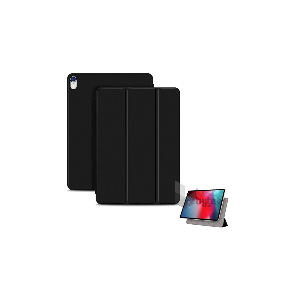 Gigapack GP-83176 iPad Air 11 (2024) / Air 2020 (Air 4) / Air 2022 fekete bőr hatású oldalra nyíló tok