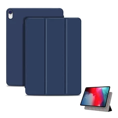 Gigapack GP-83179 iPad Air 11 (2024) / Air 2020 (Air 4) / Air 2022 sötétkék bőr hatású oldalra nyíló tok