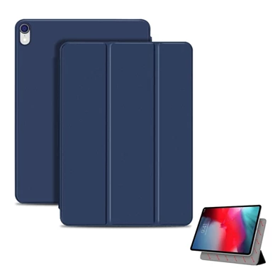 Gigapack GP-83179 iPad Air 11 (2024) / Air 2020 (Air 4) / Air 2022 sötétkék bőr hatású oldalra nyíló tok