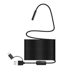 Gigapack GP-83765 USB/microUSB/Type-C OTG fekete endoszkópos kamera