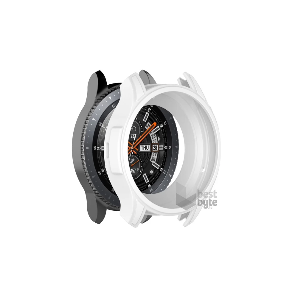 Gigapack GP-85761 Samsung Gear S3 Frontier (SM-R760) / Galaxy Watch 46mm (SM-R800N) fehér szilikon keret
