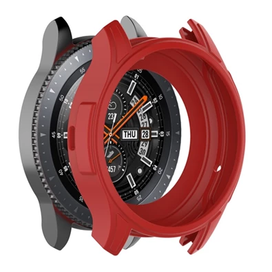 Gigapack GP-85763 Samsung Gear S3 Frontier (SM-R760) / Galaxy Watch 46mm (SM-R800N) piros szilikon keret