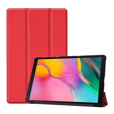 Gigapack GP-87321 Galaxy Tab A 10.1 2019 LTE (SM-T515) / WIFI (SM-T510) piros bőr hatású oldalra nyíló tok