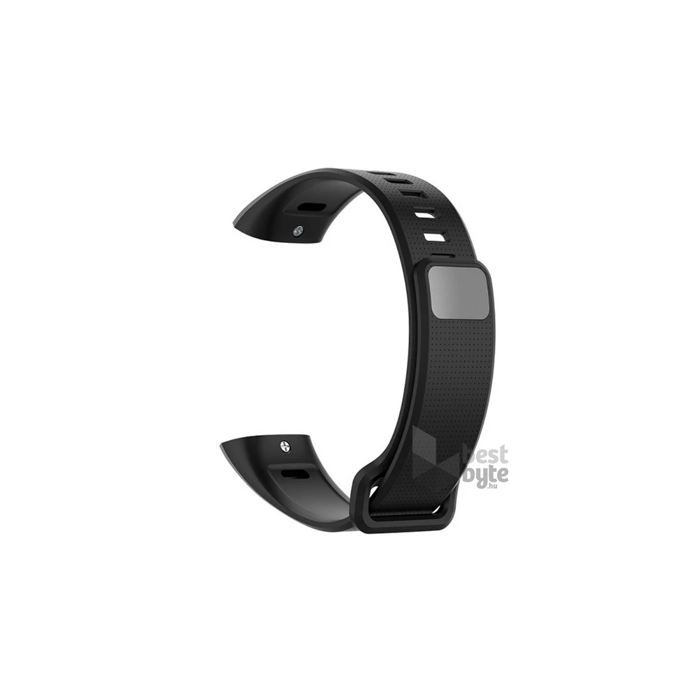 Gigapack GP-91604 Honor Band 2 Pro/Band 2 / Huawei Band 2 fekete szilikon óraszíj