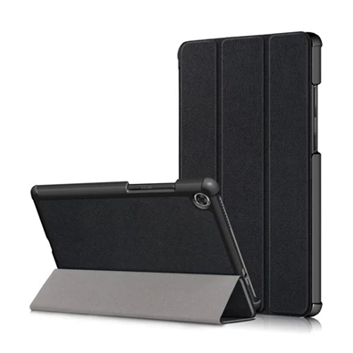 Gigapack GP-92996 Lenovo Tab M8 (TB-8505X) LTE/Tab M8 (TB-8505F) WIFI fekete bőr hatású oldalra nyíló tok