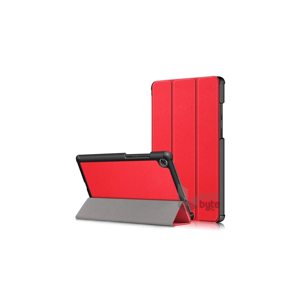 Gigapack GP-92998 Lenovo Tab M8 (TB-8505X) LTE/Tab M8 (TB-8505F) WIFI piros bőr hatású oldalra nyíló tok