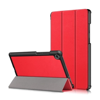 Gigapack GP-92998 Lenovo Tab M8 (TB-8505X) LTE/Tab M8 (TB-8505F) WIFI piros bőr hatású oldalra nyíló tok