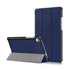 Gigapack GP-93000 Lenovo Tab M8 (TB-8505X) LTE/Tab M8 (TB-8505F) WIFI sötétkék bőr hatású oldalra nyíló tok
