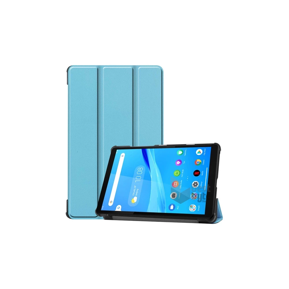 Gigapack GP-93002 Lenovo Tab M8 (TB-8505X) LTE/Tab M8 (TB-8505F) WIFI világoskék bőr hatású oldalra nyíló tok