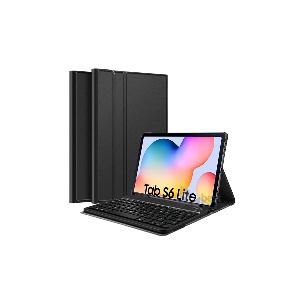 Gigapack GP-95833 Galaxy Tab S6 Lite 10.4 LTE (SM-P625) 2024 / WIFI (SM-P620) 2024 fekete bőr hatású billentyűzetes tok