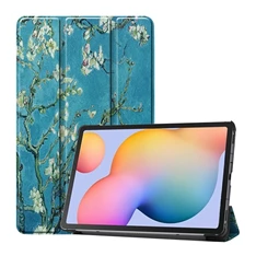 Gigapack GP-96608 Samsung Galaxy Tab S6 Lite 10.4 LTE(SM-P619)2022/WIFI(SM-P613)2022 kék bőr hatású oldalra nyíló tok
