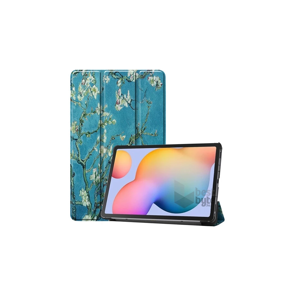 Gigapack GP-96608 Samsung Galaxy Tab S6 Lite 10.4 LTE(SM-P619)2022/WIFI(SM-P613)2022 kék bőr hatású oldalra nyíló tok