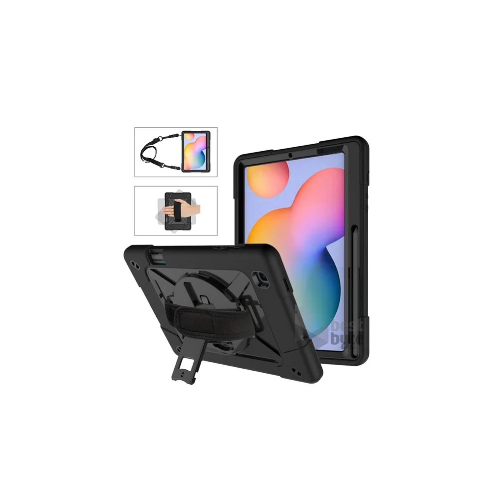 Gigapack GP-97843 Galaxy Tab S6 Lite 10.4 LTE (SM-P619) 2022 / WIFI (SM-P613) 2022 fekete műanyag hátlap