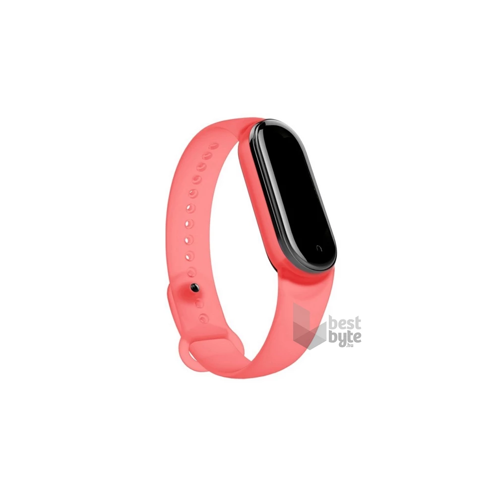 Gigapack GP-97877 Xiaomi Mi Band 6 NFC / Mi Band 7 / Mi Band 6 rózsaszín szilikon óraszíj