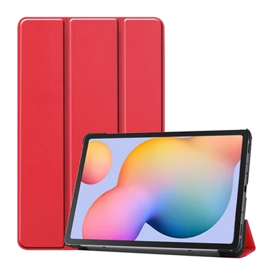 Gigapack GP-98331 Samsung Galaxy Tab S6 Lite 10.4 LTE(SM-P619)2022/WIFI(SM-P613)2022 piros bőr hatású oldalra nyíló tok