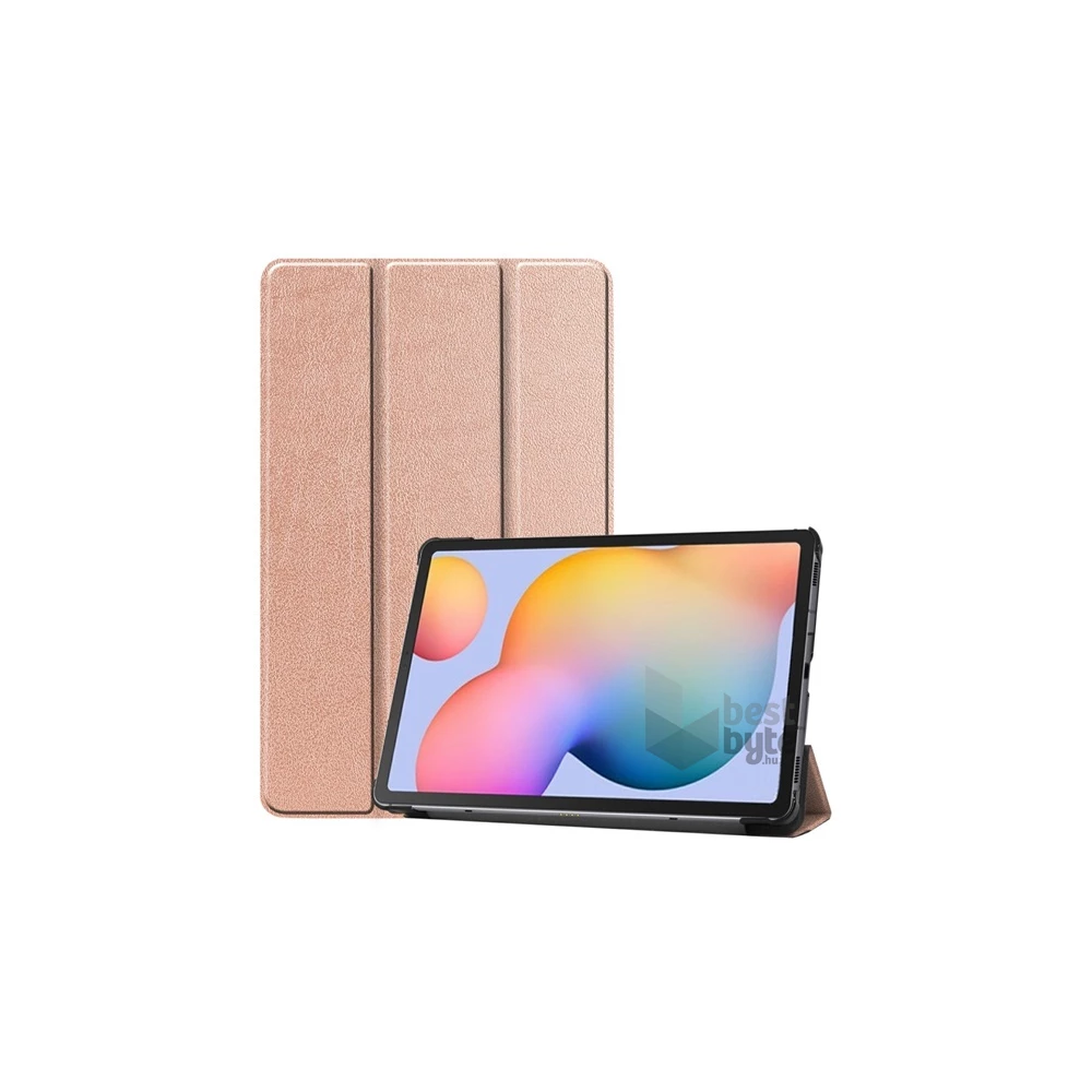 Gigapack GP-98332 SamsungGalaxy Tab S6 Lite 10.4LTE(SM-P619)2022/WIFI(SM-P613)2022 rózsaarany bőrhatású oldalranyíló tok