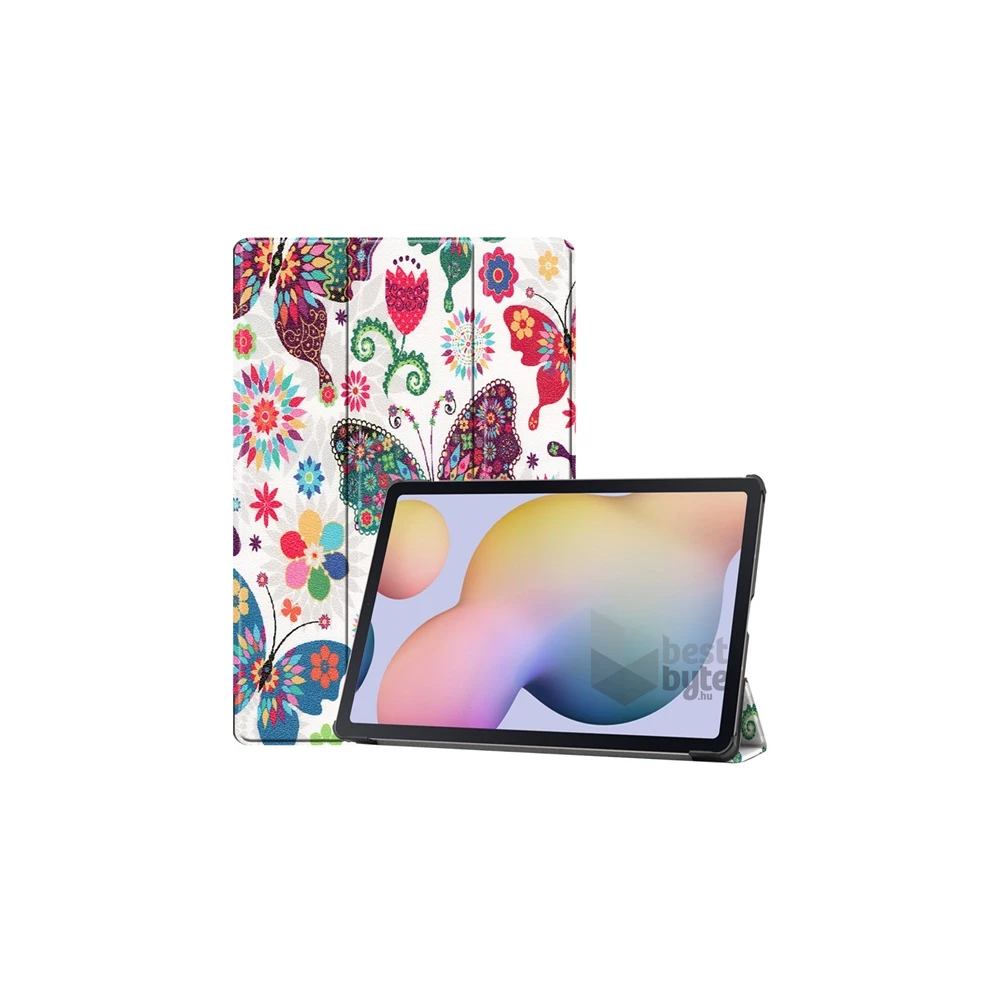 Gigapack GP-99296 Samsung Galaxy Tab S7 Plus WIFI 5G (SM-T976) fehér bőr hatású oldalra nyíló tok
