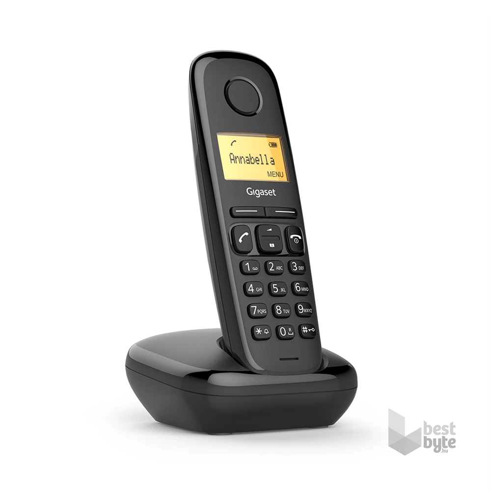 Gigaset A170 DUO DECT hívóazonosítós fekete telefon