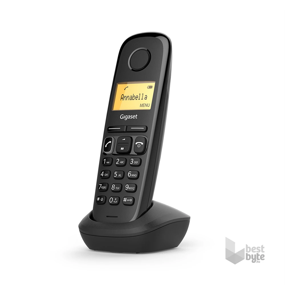 Gigaset A170 DUO DECT hívóazonosítós fekete telefon