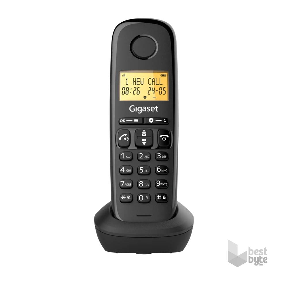 Gigaset Basic 100 DUO fekete dect telefon