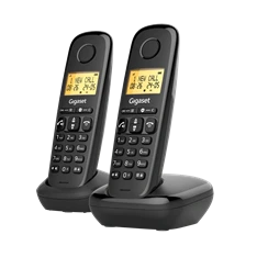 Gigaset Basic 100 DUO fekete dect telefon