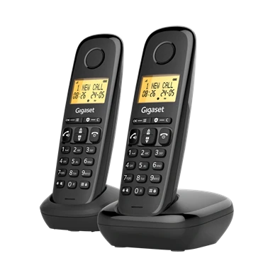 Gigaset Basic 100 DUO fekete dect telefon