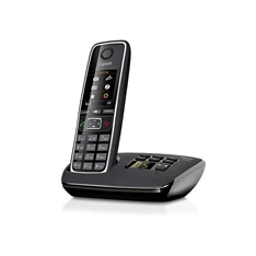 Gigaset C530A fekete üzenetrögzítős dect telefon