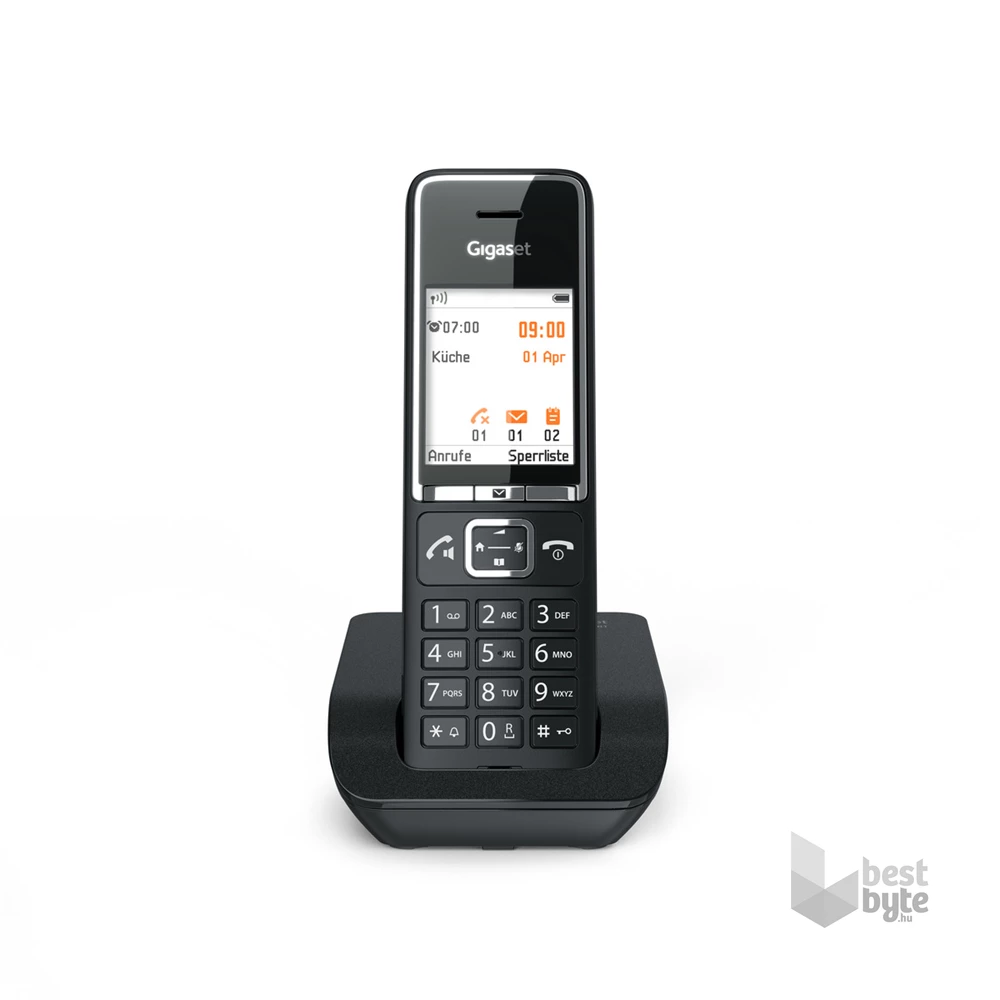 Gigaset Comfort 550 fekete dect telefon