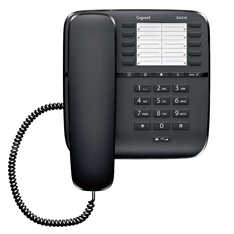 Gigaset DA510 fekete vezetékes telefon