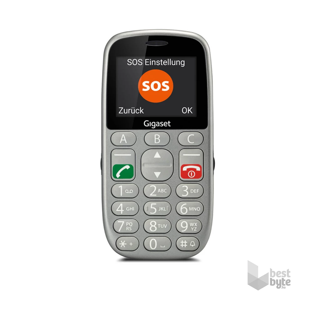 Gigaset GL390 2,2" Dual SIM ezüst mobiltelefon