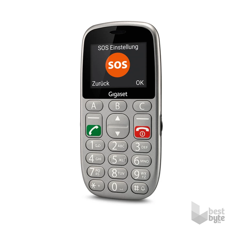 Gigaset GL390 2,2" Dual SIM ezüst mobiltelefon