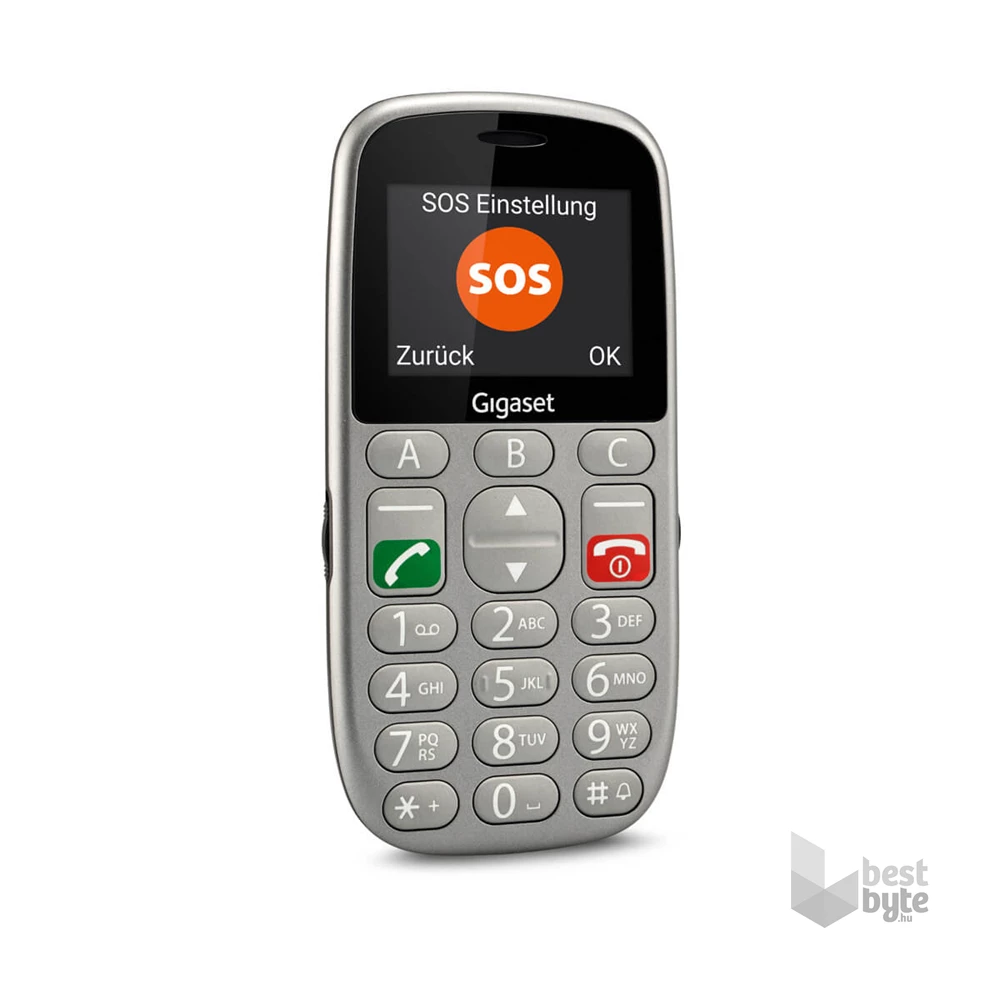 Gigaset GL390 2,2" Dual SIM ezüst mobiltelefon
