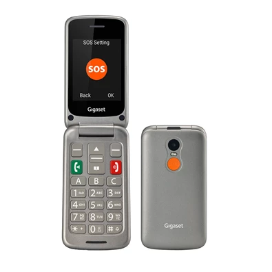 Gigaset GL590 2,8" Dual SIM ezüst mobiltelefon