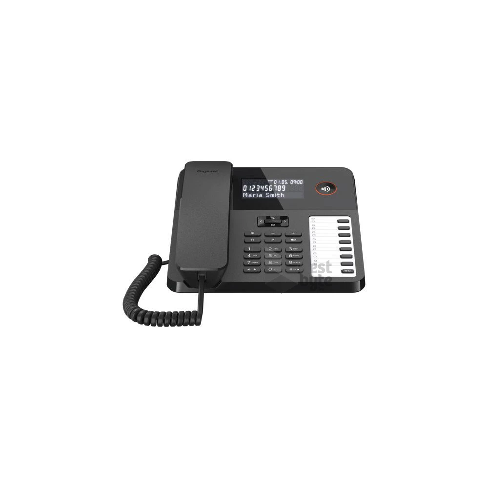 Gigaset Telefon DESK 600 fekete telefon