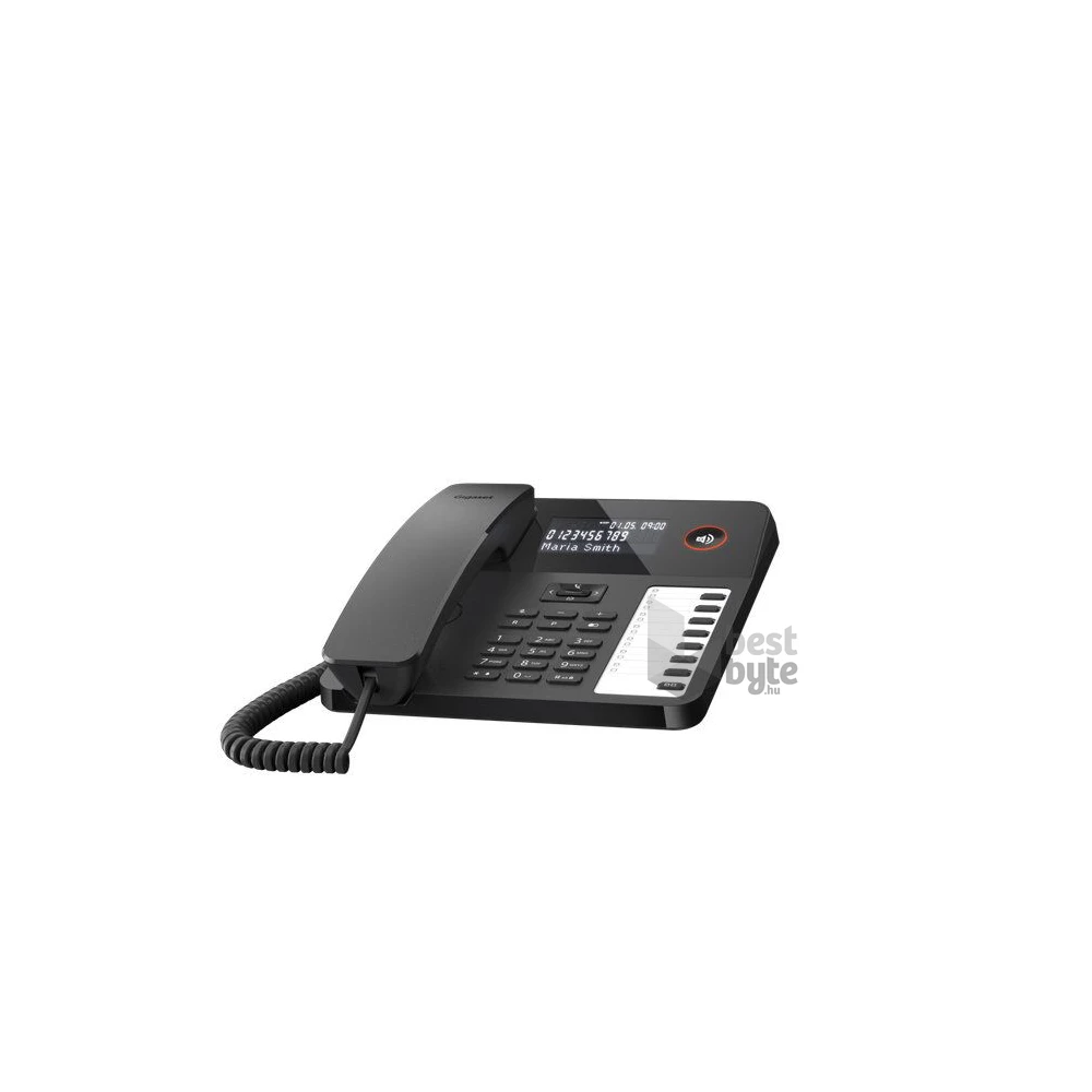 Gigaset Telefon DESK 600 fekete telefon