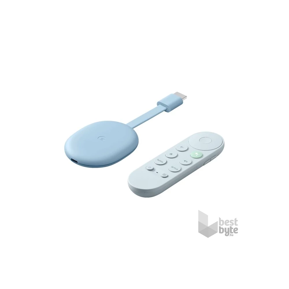 Google Chromecast 4K + Google TV - Blue