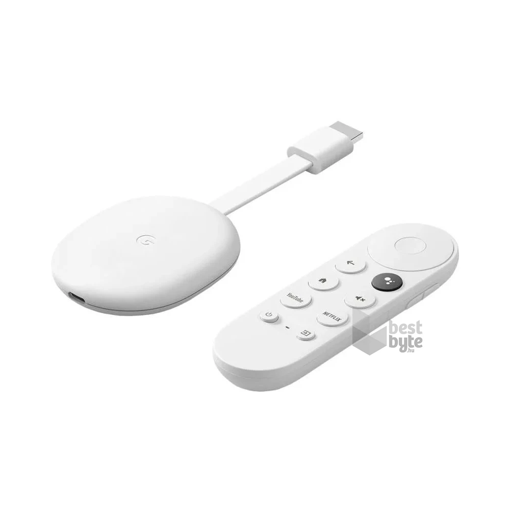 Google Chromecast 4K + Google TV médialejátszó