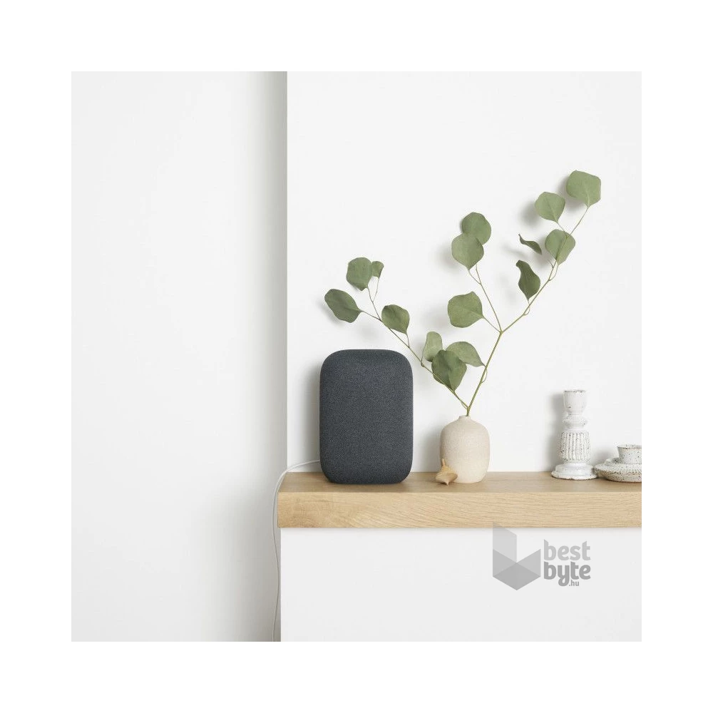 Google Nest Audio grafitszürke okos hangszóró (Újracsomagolt)
