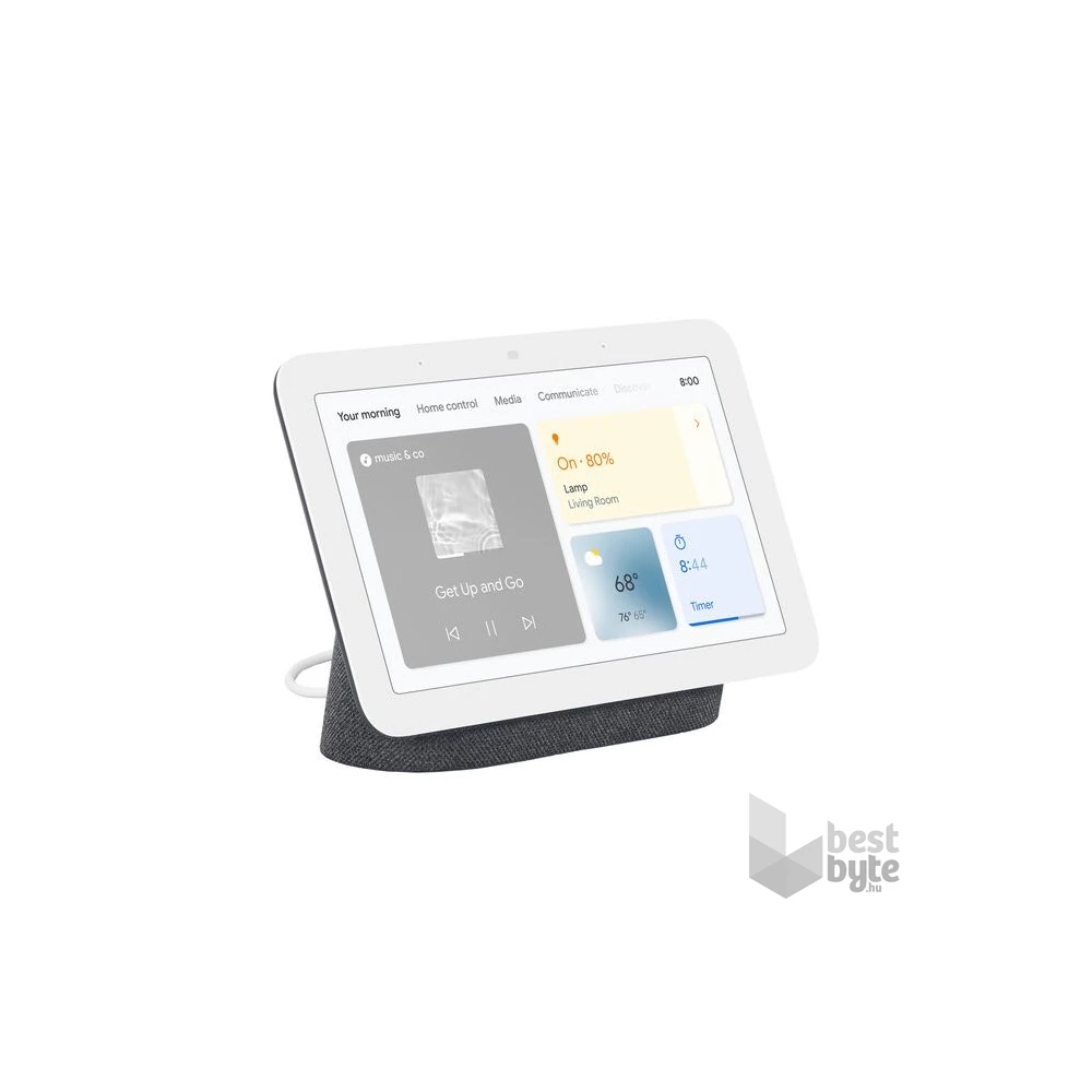 Google Nest HUB 2 fekete multimédiás központ