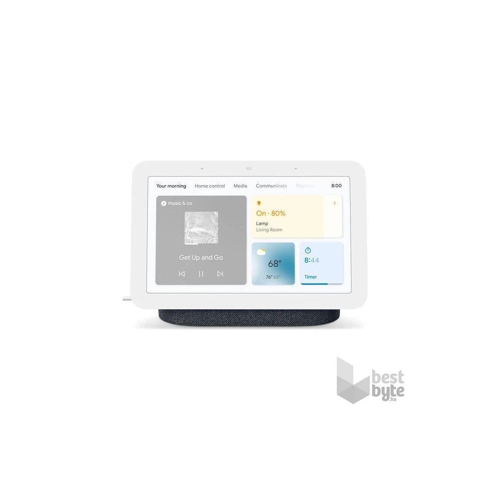 Google Nest HUB 2 fekete multimédiás központ