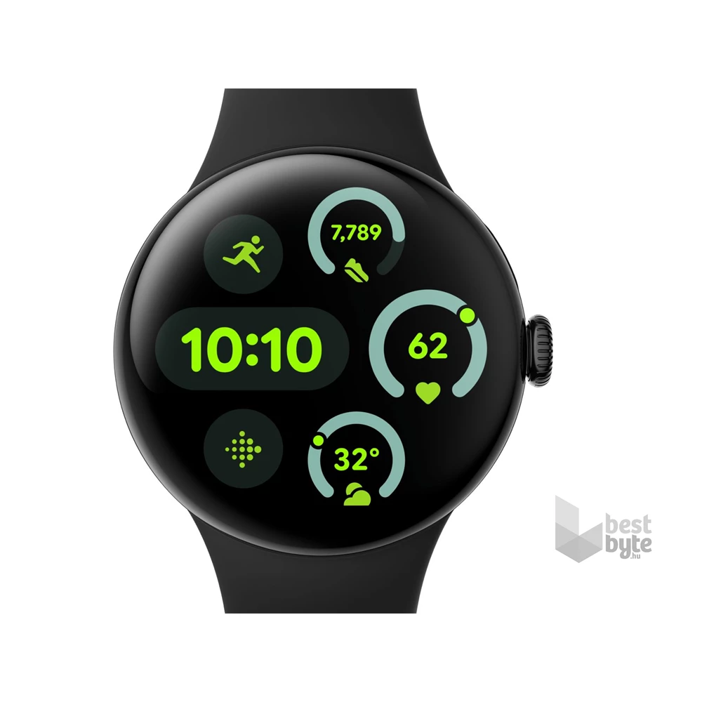 Google Pixel Watch 41mm fekete okosóra